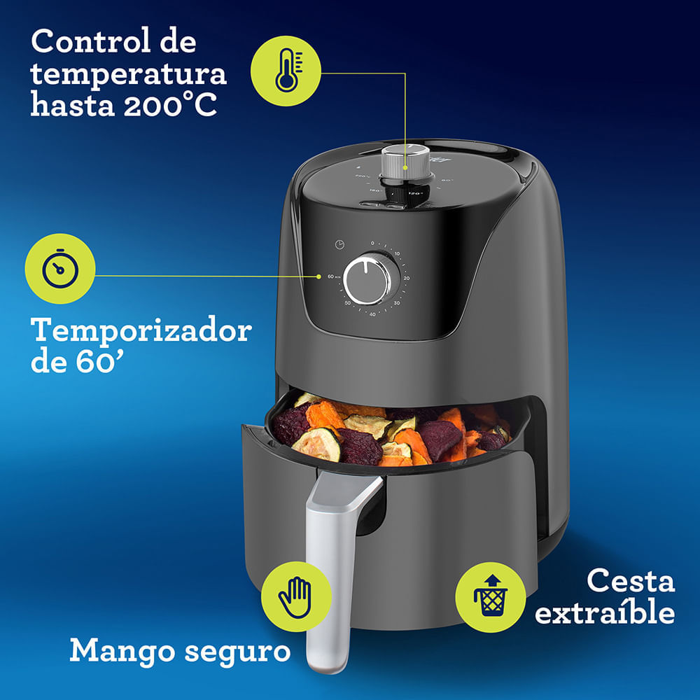 FREIDORA DE AIRE MANUAL 4 LITROS