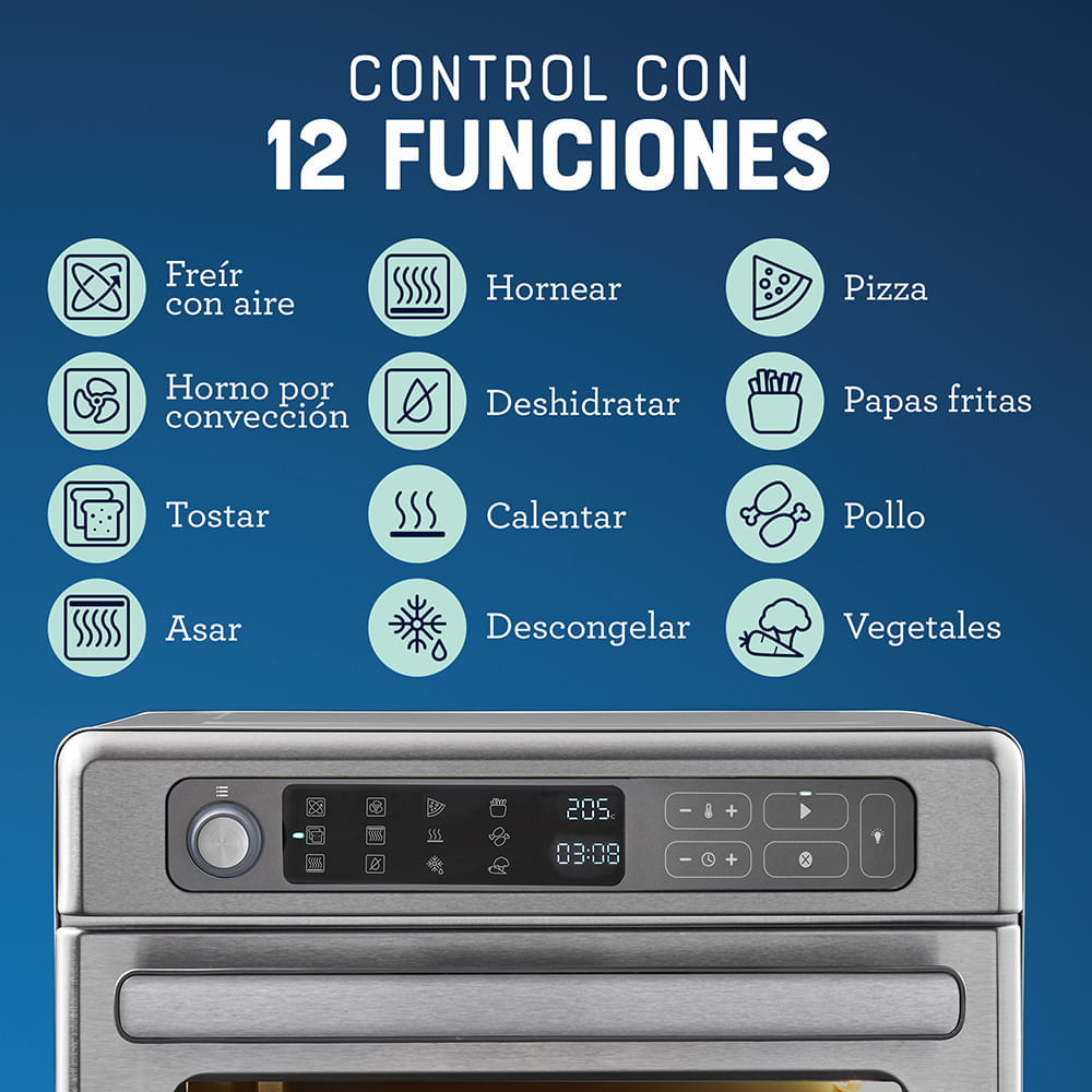 HORNO FREIDORA DE AIRE 22L