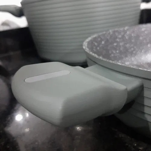 BATERIA DE COCINA 5 PIEZAS PIEDRA VOLCANICA