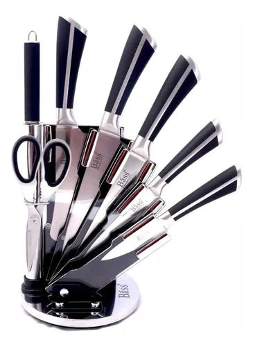 SET CUCHILLOS BASE GIRATORIA