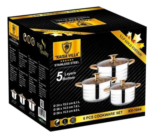BATERIA DE COCINA 6 PIEZAS