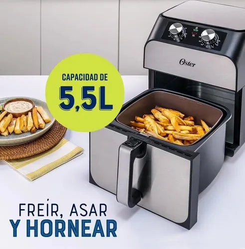 FREIDORA DE AIRE OSTER MANUAL 5.5L