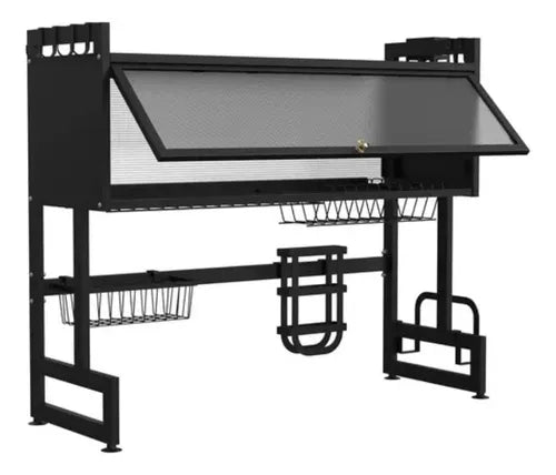 ORGANIZADOR DE PLATOS CON GABINETE