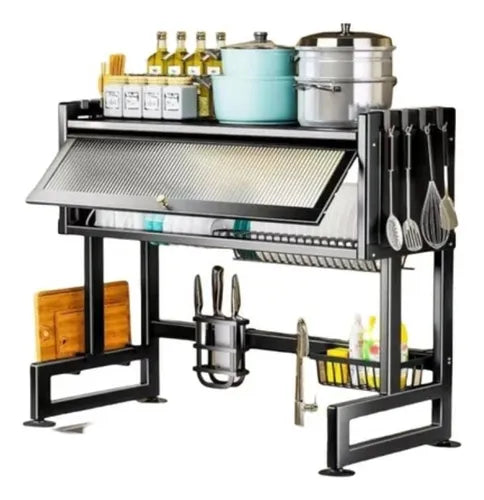 ORGANIZADOR DE PLATOS CON GABINETE