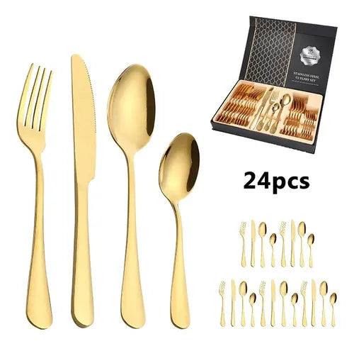 SET DE CUBIERTOS 24 PIEZAS