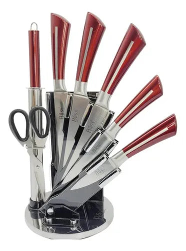SET CUCHILLOS BASE GIRATORIA