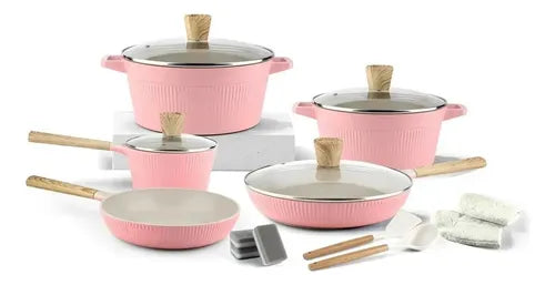 BATERIA DE COCINA GRANITO 16 PIEZAS