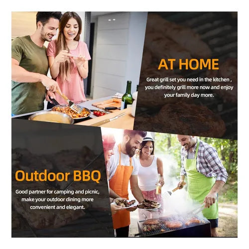 SET BBQ CON TABLA DE PICAR