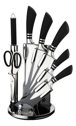 SET CUCHILLOS BASE GIRATORIA