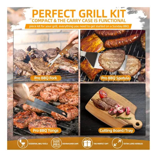 SET BBQ CON TABLA DE PICAR