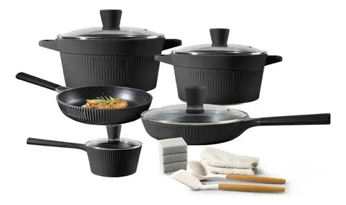 BATERIA DE COCINA GRANITO 16 PIEZAS