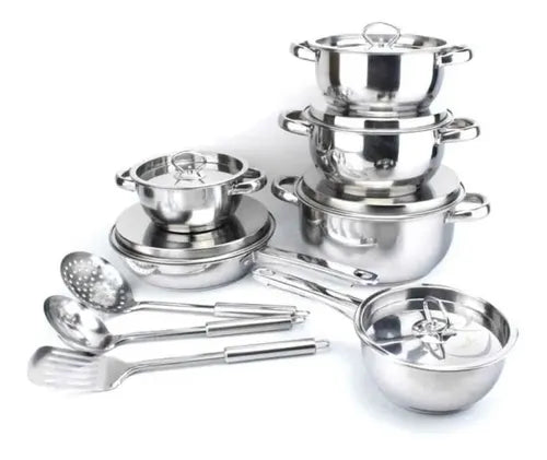 BATERÍA DE COCINA 15 PIEZAS