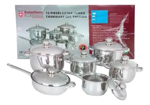 BATERÍA DE COCINA 12 PIEZAS