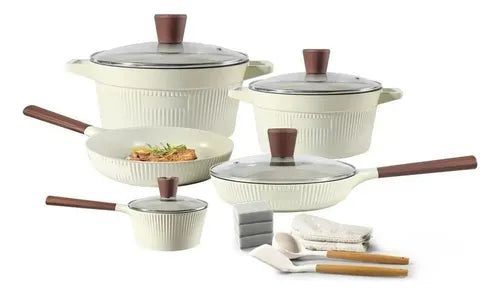 BATERIA DE COCINA GRANITO 16 PIEZAS