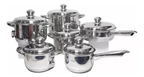 BATERÍA DE COCINA 12 PIEZAS