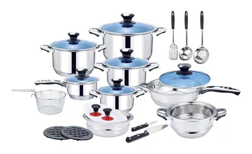 BATERÍA DE COCINA 25 PIEZAS