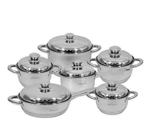BATERÍA DE COCINA 12 PIEZAS