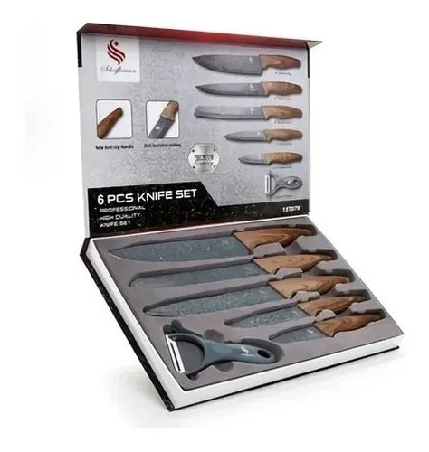 SET CUCHILLOS 6 PIEZAS