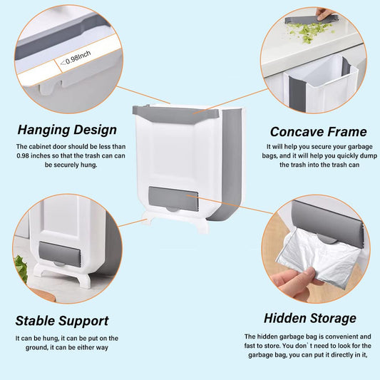 CONTENEDOR DE RESIDUOS PLEGABLE