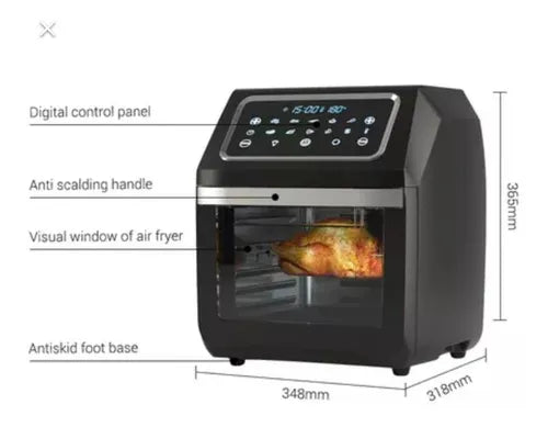 HORNO FREIDOR 12 LITROS SIN ACCESORIOS