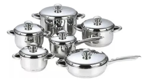BATERÍA DE COCINA 12 PIEZAS