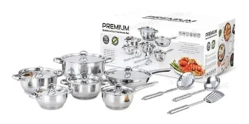 BATERÍA DE COCINA 15 PIEZAS